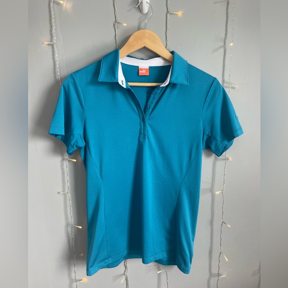 Puma Blue Polo Shirt